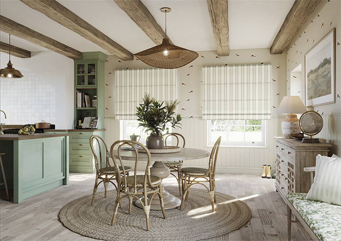 Noble Stripe, Coriscon - Twist&Fit Roman Blind - Image 6